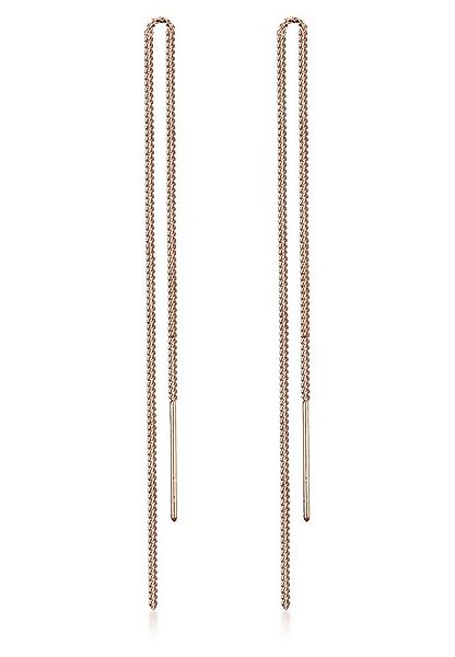 Elli Paar Ohrhänger Durchzieher Kette Panzer 925 Silber günstig online kaufen