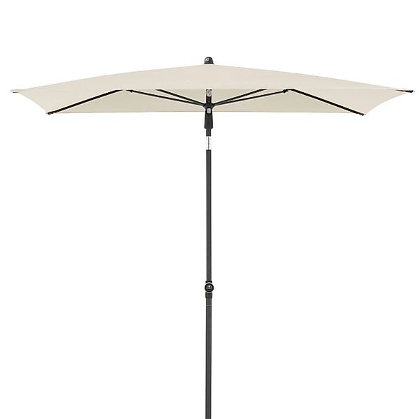 Doppler Marktschirm 200 cm x 120 cm Natur mit Handöffner günstig online kaufen