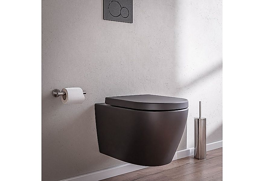 Bernstein Tiefspül-WC B-8030R, wandhängend mit WC-Sitz, Abgang waagerecht, günstig online kaufen