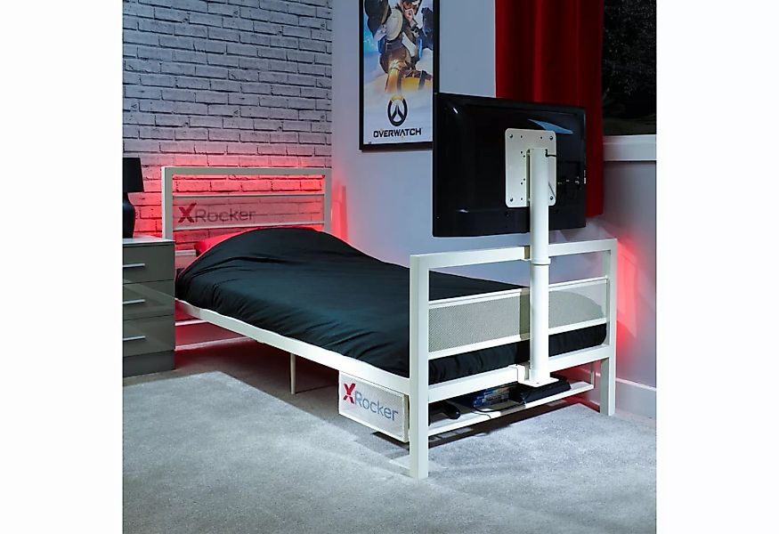 X Rocker Multimediabett Basecamp Gaming Metall Bett mit TV-Halterung für Ki günstig online kaufen