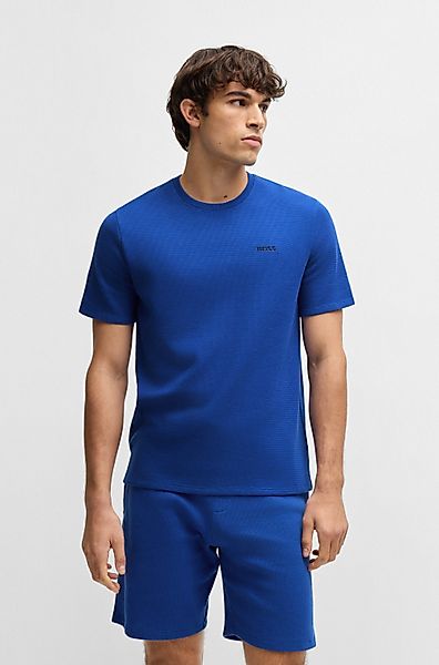 BOSS Pyjamaoberteil Waffle T-Shirt günstig online kaufen