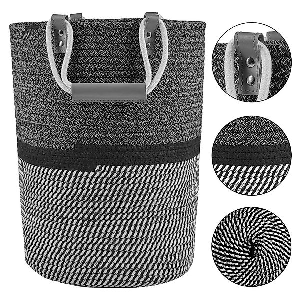 Feluna Aufbewahrungskorb Leinenkorb Deko-Korb (Blumenkübel, Spielzeug-Box), günstig online kaufen