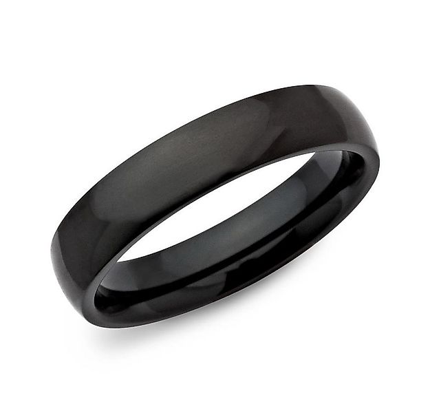Unique Fingerring Schwarz aus Edelstahl - 5mm R9084 günstig online kaufen