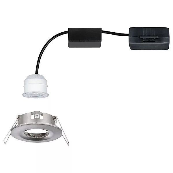 LED Einbauspot Nova Mini 310lm IP44 2700K Einzeln in Eisen-gebürstet günstig online kaufen