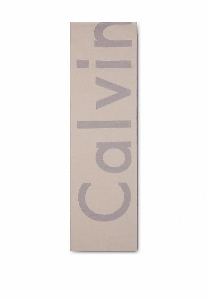 Calvin Klein Modetuch "BOLD LOGO 2-TONE WOOL HW SCARF", Perfekt für den All günstig online kaufen