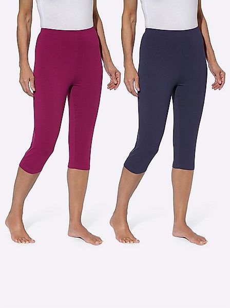 Sieh an! Jogginghose Capri-Leggings (2-tlg) günstig online kaufen