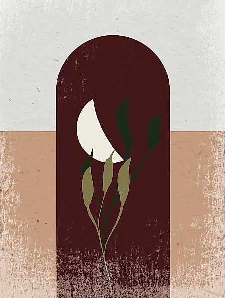 Komar Bild "Silence Half Moon" Natur 1 Stk. tlg. Wandbild zur Dekoration - günstig online kaufen