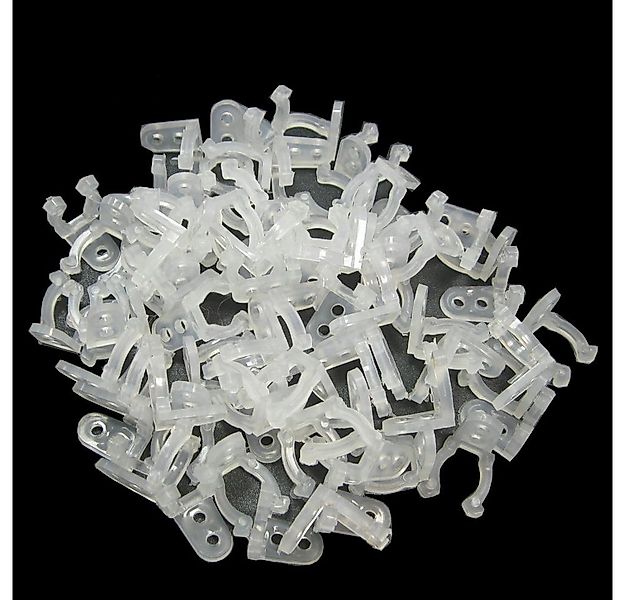 Trade-Shop LED-Lichterschlauch 50x/100x/200x Befestigungsclips für LED Lich günstig online kaufen