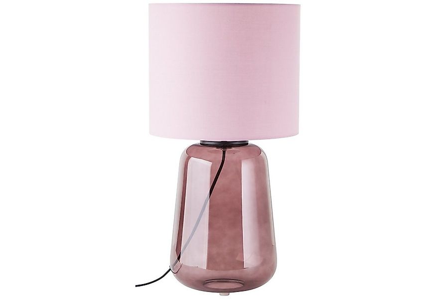 Brilliant Tischleuchte Hydra, ohne Leuchtmittel, Ø 30 cm, E27, Glas/Textil günstig online kaufen