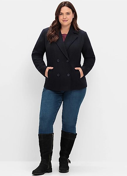 Sheego Kurzjacke, ohne Kapuze günstig online kaufen