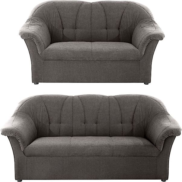 DOMO collection Polstergarnitur "Pegnitz", (Set), 3-Sitzer & 2-Sitzer-Set günstig online kaufen