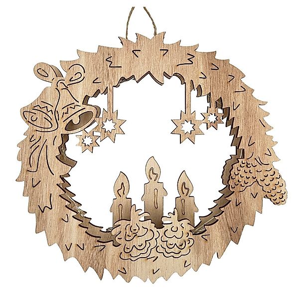 abc HOME LED-Dekofigur Hängedekoration Weihnachten, LEDs, günstig online kaufen