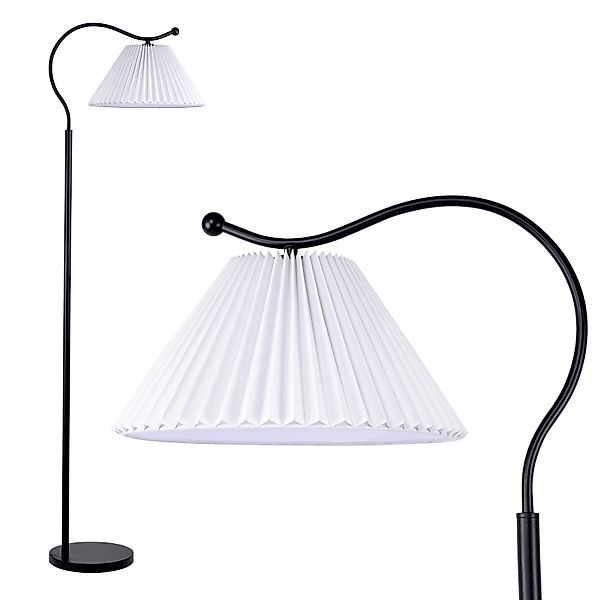 Tukrool Stehlampe Stehleuchten LED E27,Bogenlampe, Lampenschirm günstig online kaufen