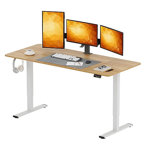 SANODESK Schreibtisch Elektrisch höhenverstellbarer Schreibtisch (2-Fach-Te günstig online kaufen