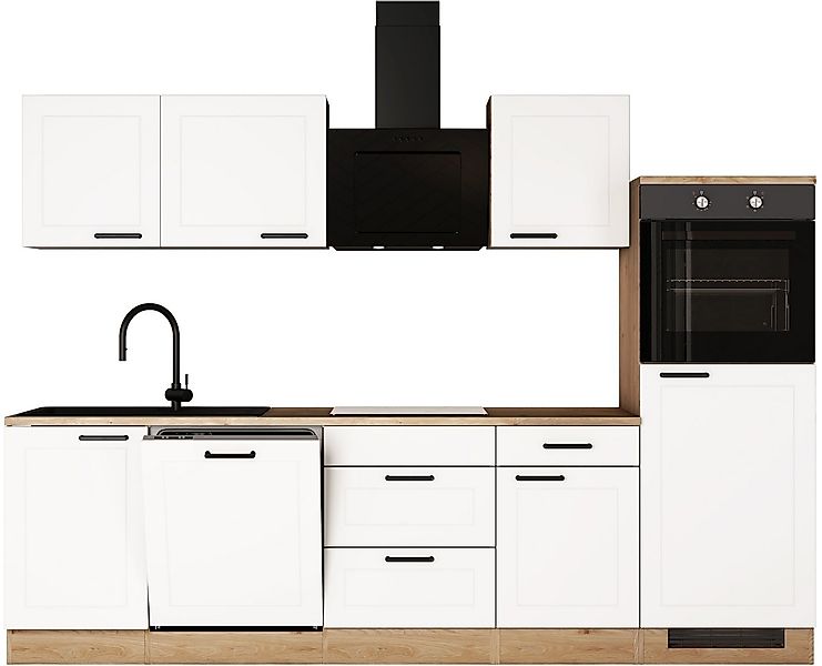 Flex-Well Küche ROMEO & JULIA, im Landhaus-Stil, Breite 280 cm, wahlweise m günstig online kaufen