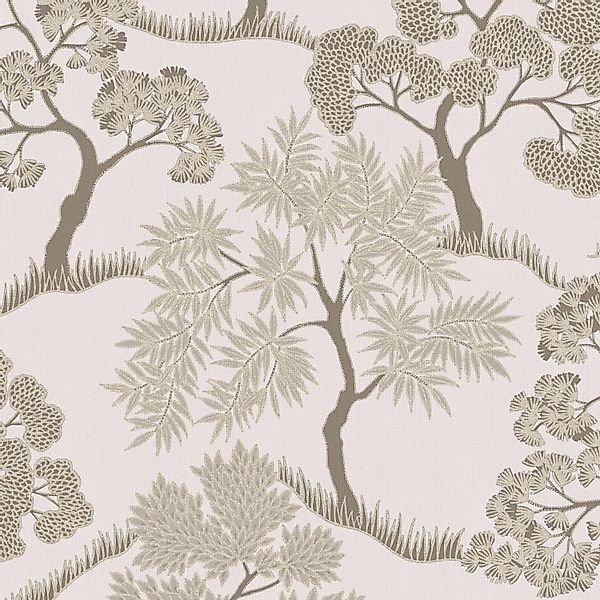 Sublime Vliestapete »TREES NATURAL GOLD«, floral, Design Tapeten günstig online kaufen