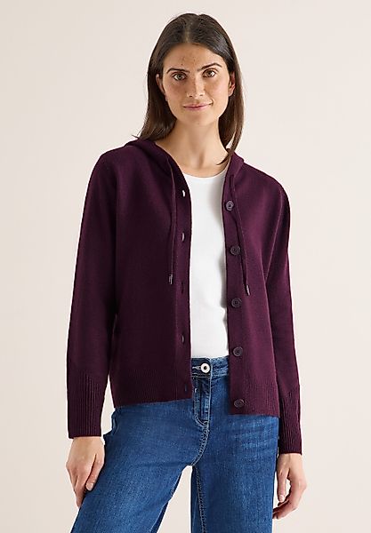 CECIL Cardigan mit Kapuze mit Tunnelzugband günstig online kaufen