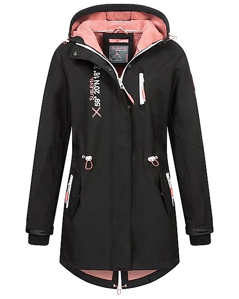 SUBLEVEL Softshelljacke Damen Herbst Winter Jacke Softshell Outdoor Regen Ü günstig online kaufen
