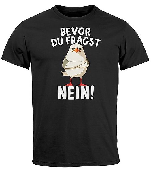 MoonWorks Print-Shirt Herren T-Shirt Bevor Du günstig online kaufen