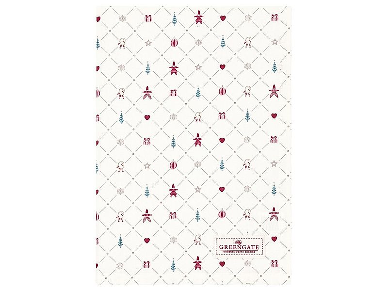 Greengate Geschirrtuch Clarina Geschirrtuch white 70x50cm günstig online kaufen