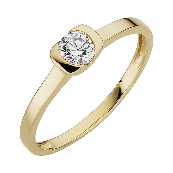 Orolino Fingerring 333/- Gelbgold glanz synth. günstig online kaufen
