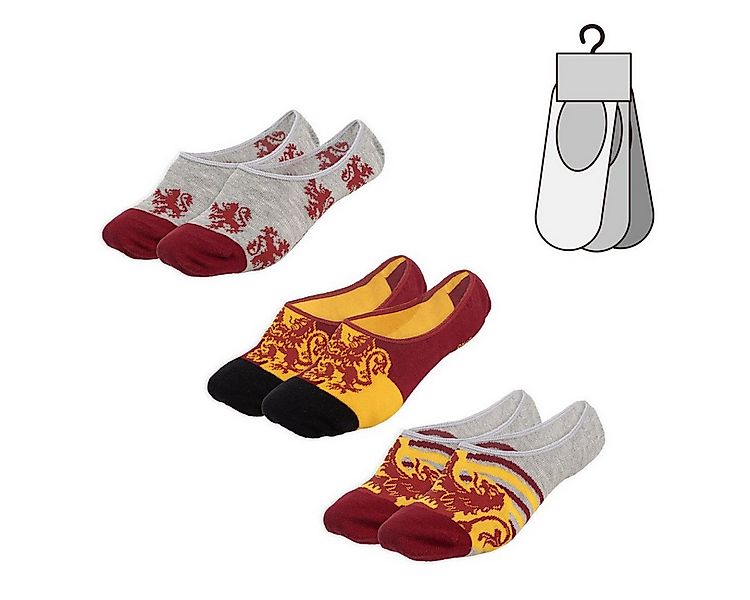 Harry Potter Sportsocken Adult Socken Socks Set 3 Stück mit Baumwollanteil günstig online kaufen