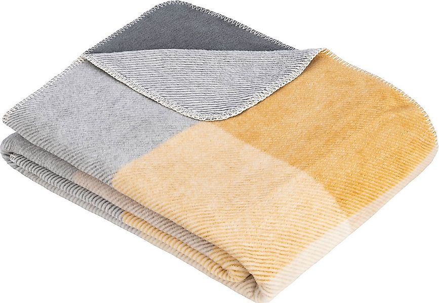 Wohndecke Jacquard Decke s.Oliver, s.Oliver, im Karo-Design, Kuscheldecke günstig online kaufen