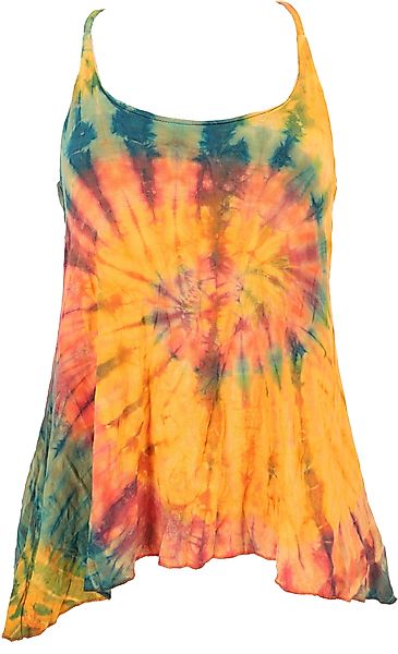 Guru-Shop T-Shirt Sommerliches Boho Batik Top, günstig online kaufen