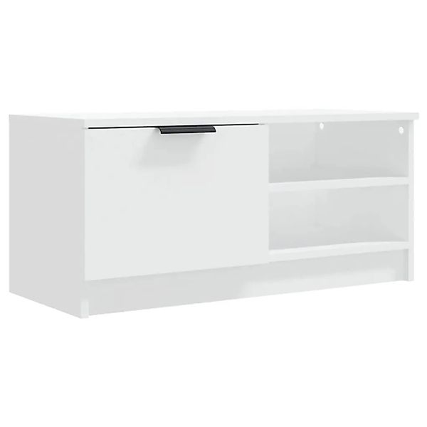 vidaXL TV-Schrank Weiß 80x35x36,5 cm Holzwerkstoff 811466 günstig online kaufen