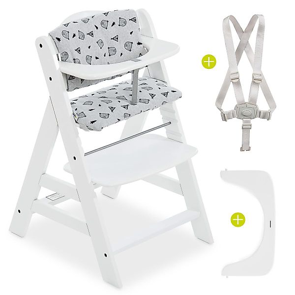 Hauck Hochstuhl Alpha Plus White (Set), günstig online kaufen