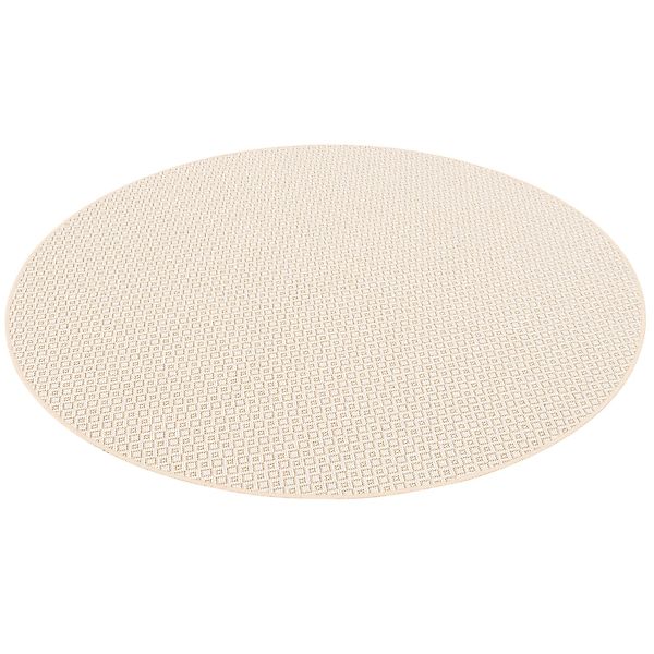 Snapstyle In & Outdoor Teppich Flachgewebe Oslo Honig Trend 200cm Rund günstig online kaufen