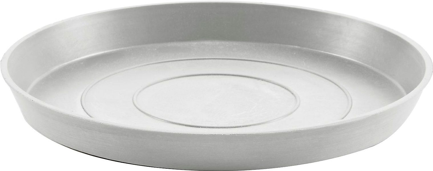 ECOPOTS Blumentopfuntersetzer ROUND SAUCER White Grey, günstig online kaufen