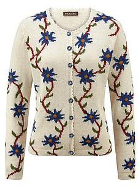 Strickjacke Inkadoro weiss günstig online kaufen