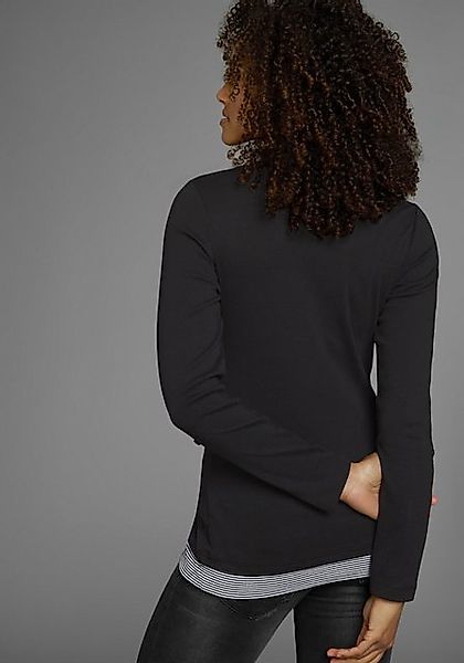 KangaROOS 2-in-1-Shirt Langarm, sehr figurbetont günstig online kaufen
