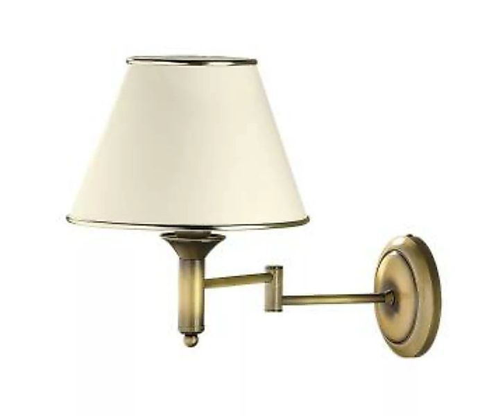 Wandleuchte PENELO in Messing schwenkbar Lampe E27 günstig online kaufen