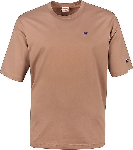 Champion T-Shirt Logo Taupe - Größe XL günstig online kaufen