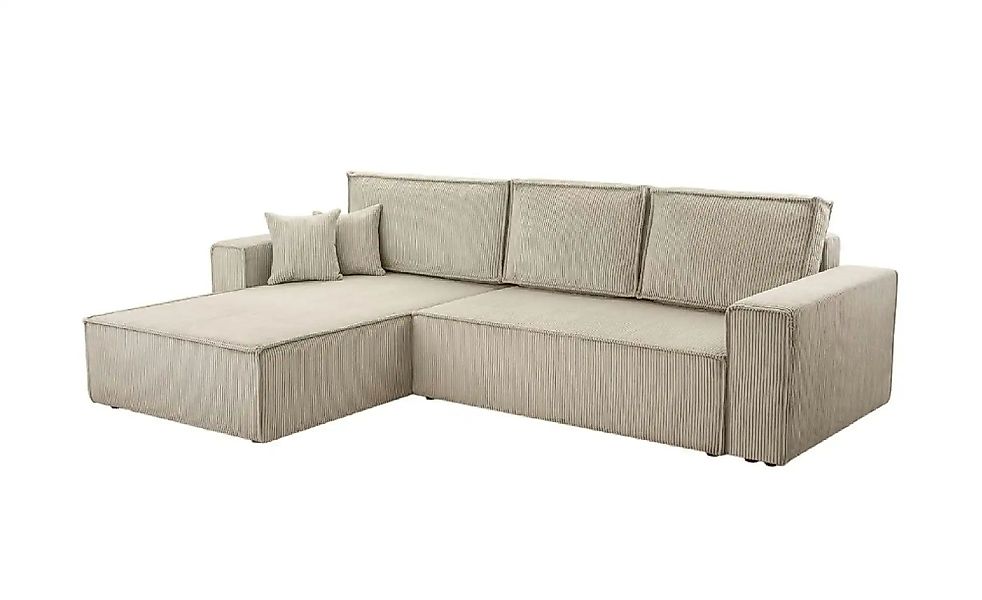 Ecksofa  Gibraltar ¦ beige ¦ Maße (cm): B: 287 H: 85 Polstermöbel > Sofas > günstig online kaufen