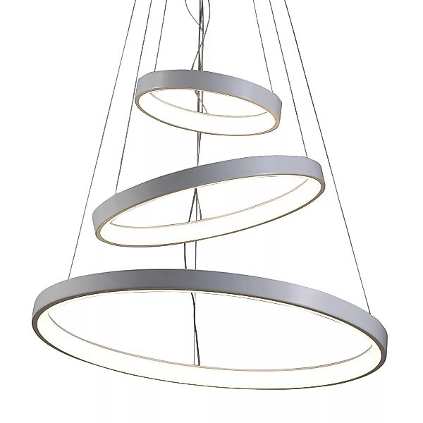 Martinelli Luce - Lunaop Composition LED Pendelleuchte - weiß/glänzend/1x Ø günstig online kaufen