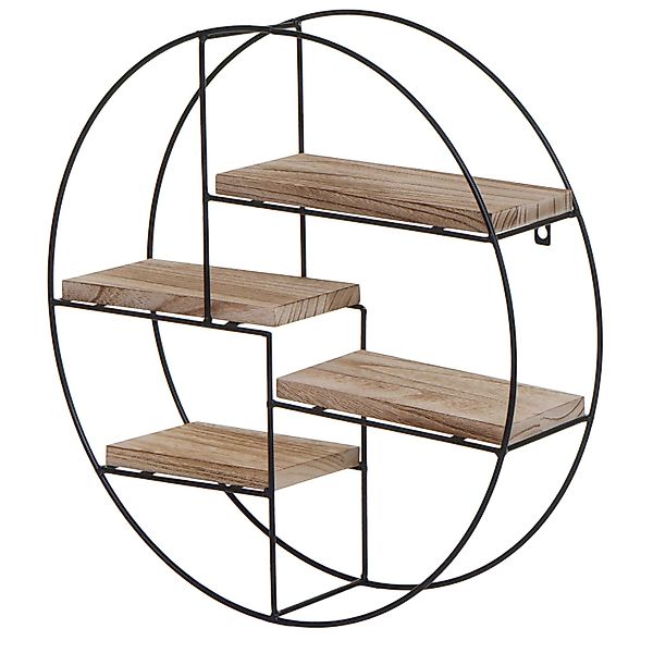 MCW Wandregal K76 45x45x11cm Natur günstig online kaufen