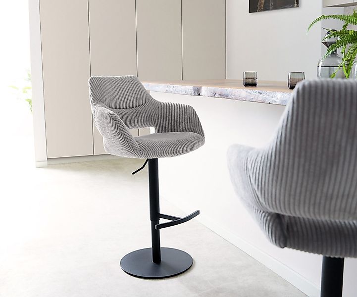 DELIFE Barhocker Yago-Flex, Drehfuß höhenverstellbar Metall günstig online kaufen