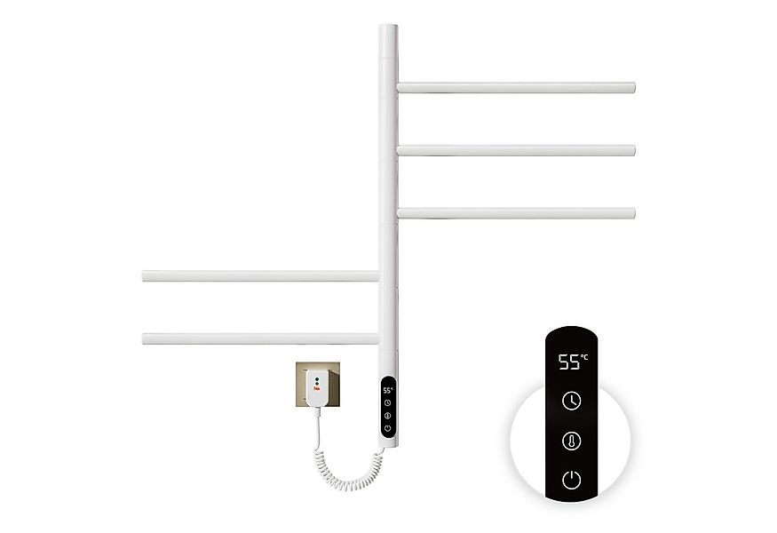 Oihpaw Elektrischer Badheizkörper Handtuchheizkörper Elektrisch Badheizkörp günstig online kaufen
