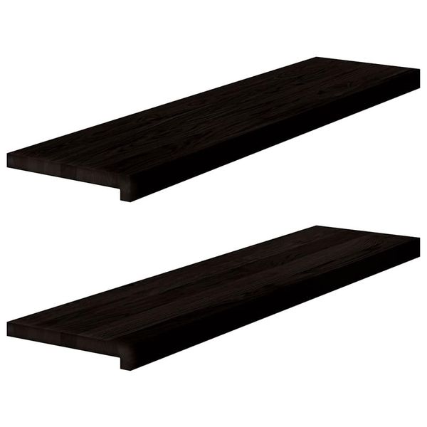 vidaXL Stufenmatte Treppenstufen 2 Stk. Dunkelbraun günstig online kaufen