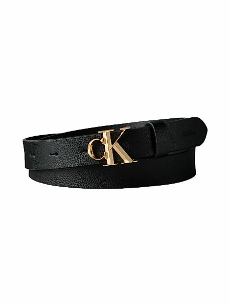 Calvin Klein Ledergürtel "FACTED CK BUCKLE 25MM PEBBLE" Größenverstellbar m günstig online kaufen