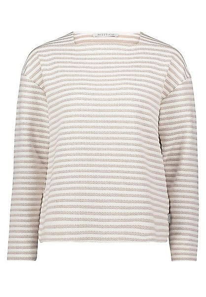 Betty&Co Sweatshirt Damen Sweatshirt mit U-Boot-Ausschnitt günstig online kaufen