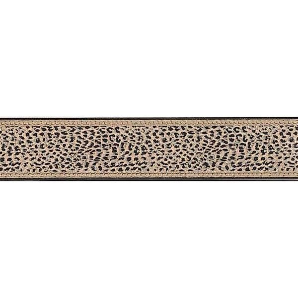 WOHNDEKOR Bordüre Leopard, Leomuster, in Gold, günstig online kaufen