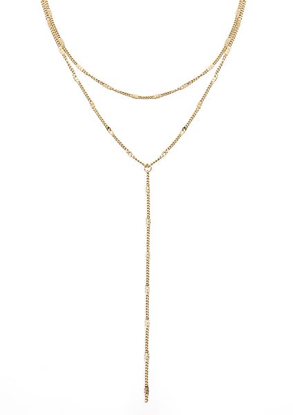 Hey Happiness Y-Kette Zweireihiges Collier, Elegante günstig online kaufen