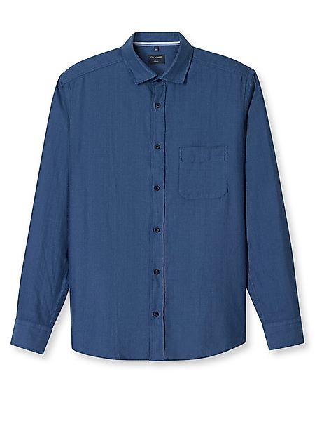 OLYMP Flanellhemd casual, modern fit, Kentkragen, günstig online kaufen