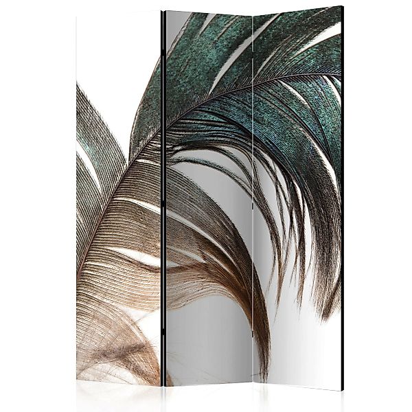 3-teiliges Paravent - Beautiful Feather [room Dividers] günstig online kaufen