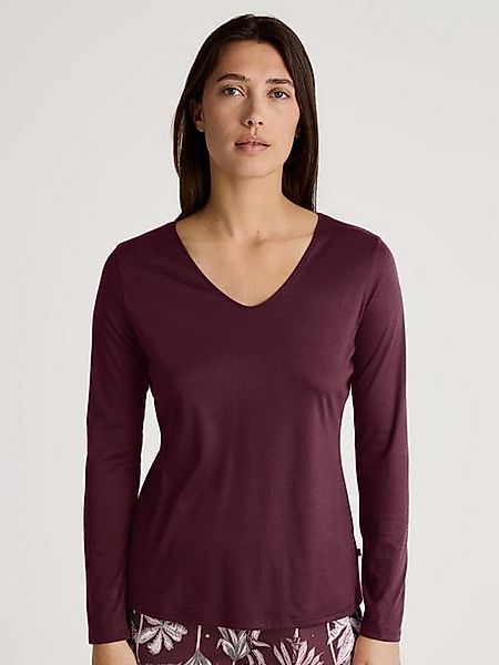 CALIDA Langarmshirt DAMEN Shirt langarm, port royal red günstig online kaufen