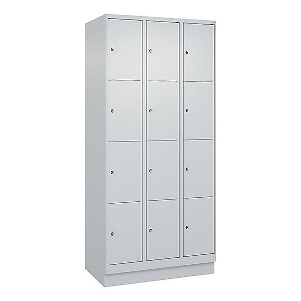 C+P Garderobenschrank Fächerschrank Classic Plus, 4 Fächer übereinander, Ab günstig online kaufen